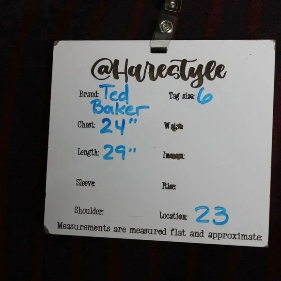 Ted Baker London wool blend oversized striped pullover sweater 6 - Picture 9 of 10